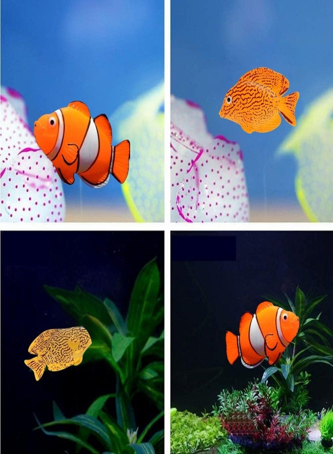 VAYINATO® 2 Pcs Silicon Floating Simulating Fake Fish for Aquarium Fish Tank Decorations | No Harm to Fish | Looks Like Real Fish by Petzlifeworld (Marine + Nemo Fish) - Image 3